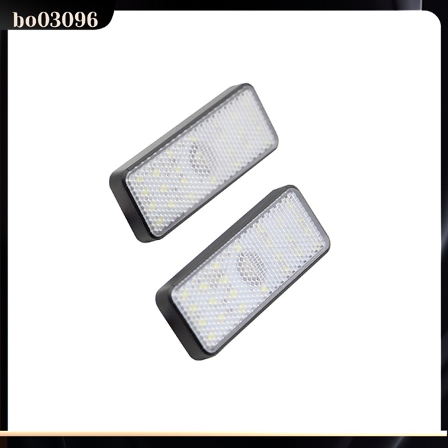 Bo 1 Cặp Đèn led Hình Vuông Phản Quang Chống Nước Gắn Đuôi Xe Máy / Xe Đạp Điện