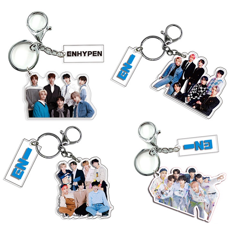 Kpop enhypen Móc Khóa acrylic Cuộc Sống Mới Thật