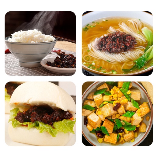 Hũ 200gr Sốt nấm trộn cơm, trộn mì, kẹp bánh bao ăn liền