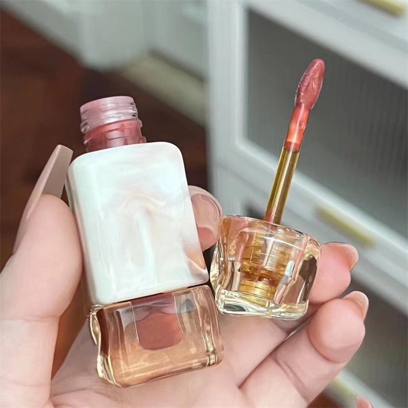 Abpopa Son tint 3d Màu nude Dưỡng Ẩm Lâu Trôi Chống Nước