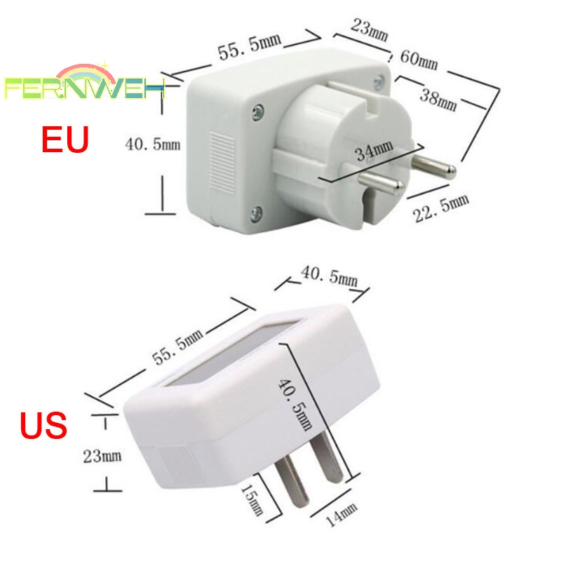 Vôn Kế Kỹ Thuật Số ac 80-300v Phích Cắm eu us dm55-1 Có Màn Hình lcd