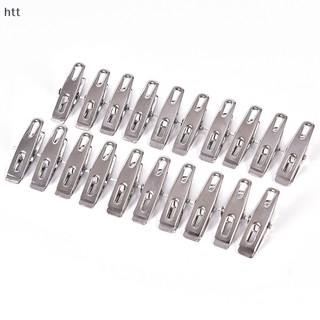 Bộ 20 kẹp quần áo bằng thép không gỉ