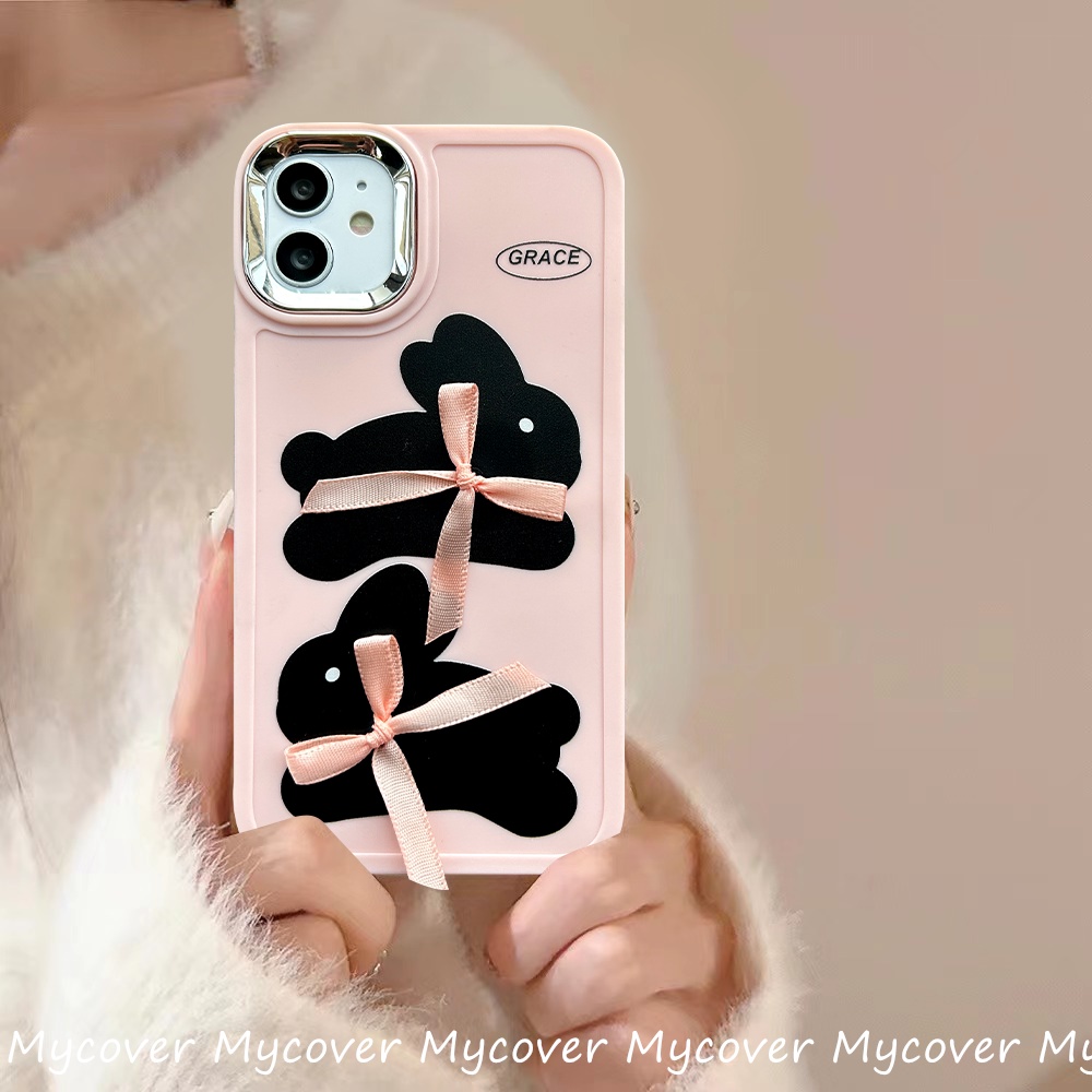 Ôp Điện Thoại Silicon Dẻo Tráng Gương 3d Hình Cô Gái Dễ Thương Cho iphone 11 12 13 14 15 pro max x xr xs 8 7 6 plus se 2020 Ốp
