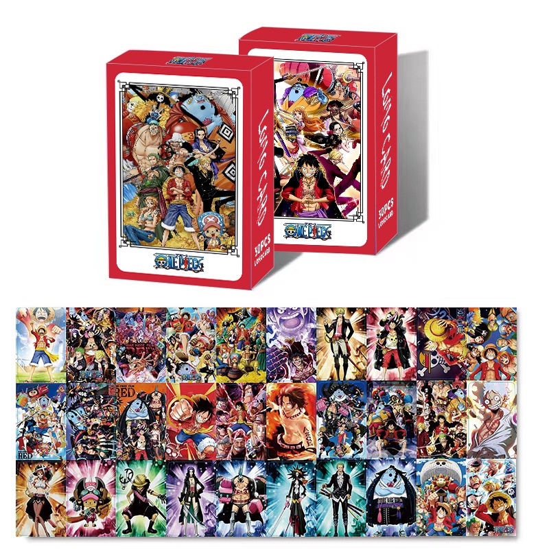Demon Slayer Jujutsu Kaisen ONE PIECE Lomo Card Photocard 30pcs/box