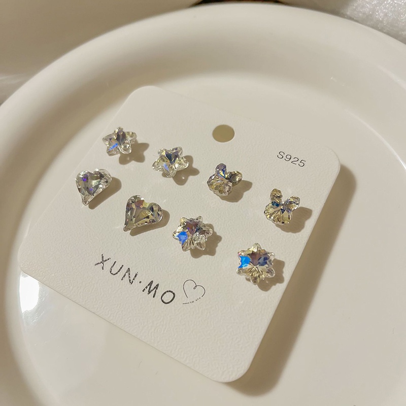 Thời Trang Bông Tai Ngôi Sao Trái Tim Xinh Xắn Cho Nữ