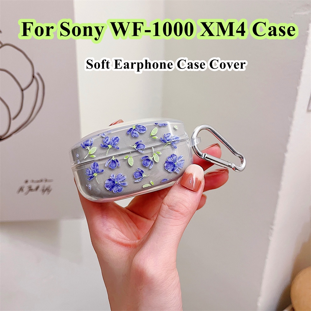 Bao Da Điện Thoại Mềm Họa Tiết Hoa Cho sony wf-1000 xm4 sony wf-1000 xm4