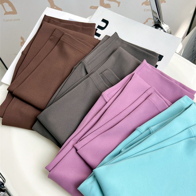 Quần Tập yoga 5A Màu nude Kháng Khuẩn Không Đường Viền Chữ t