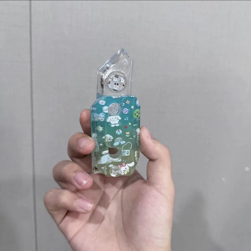 SANRIO Dễ Thương Đồ Chơi Dao Lăn Cắt Cà Rốt Bằng Nhựa Có Đèn led Phát Sáng Cho Trẻ Em