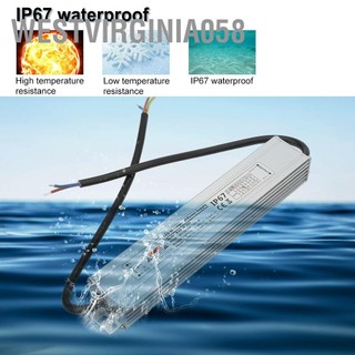Westvirginia058 ip67 vỏ nhôm chống nước led trình điều khiển nguồn biến áp đầu ra 24v 60w 2.5a