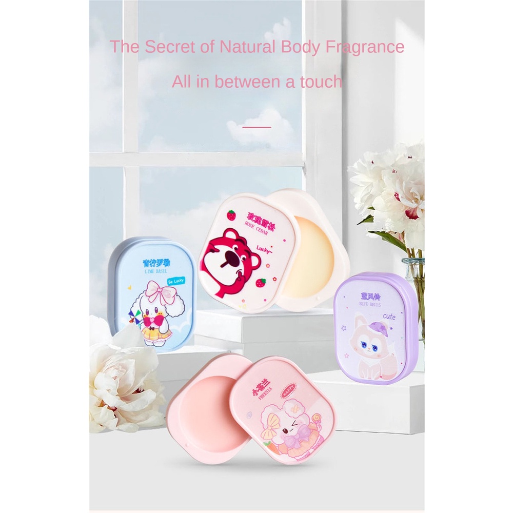 Coza Boae Solid Balm Trong Suốt Hoa Chắc Chắn Dưỡng Di Động Hương Vị Tự Nhiên Rắn Nước Hoa Tươi Cô Gái Dưỡng Nước Hoa Lotion Bộ