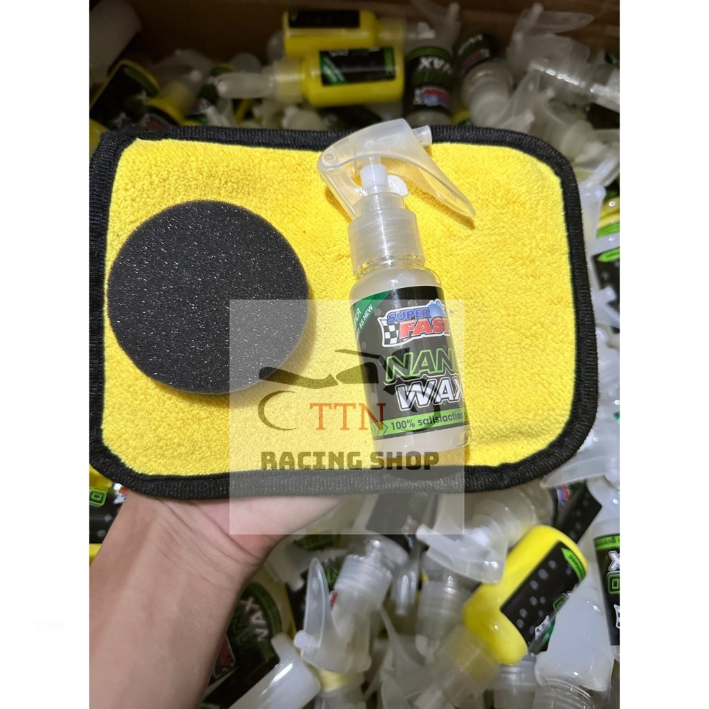 Nano Wax Dưỡng Bóng Dàn Áo Xe Máy TẶNG KHĂN VÀ MÚT LAU