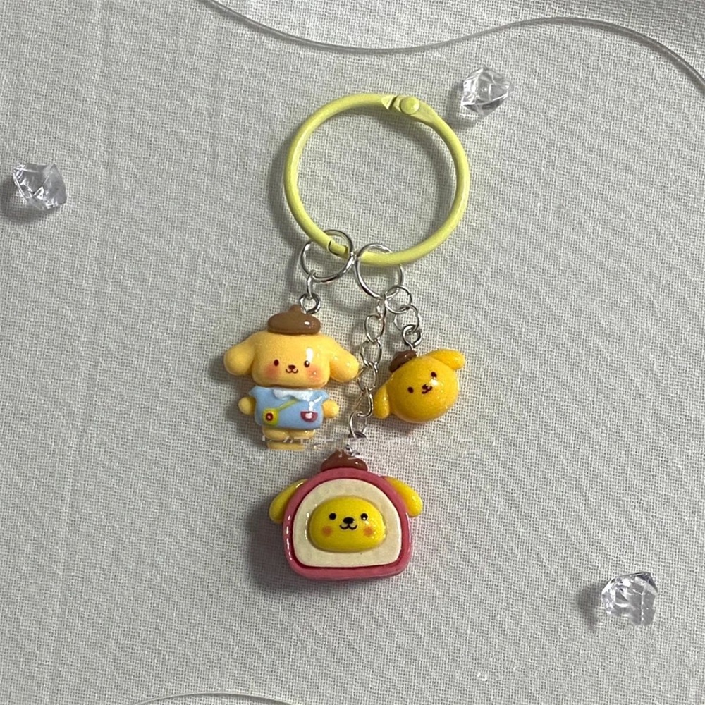 Phổ Biến Sanrio Hoạt Hình Ins Phong Cách Sáng Tạo Dễ Thương Cá Tính Quà Tặng Móc Khóa Học Mặt Dây Chuyền Chìa Khóa.