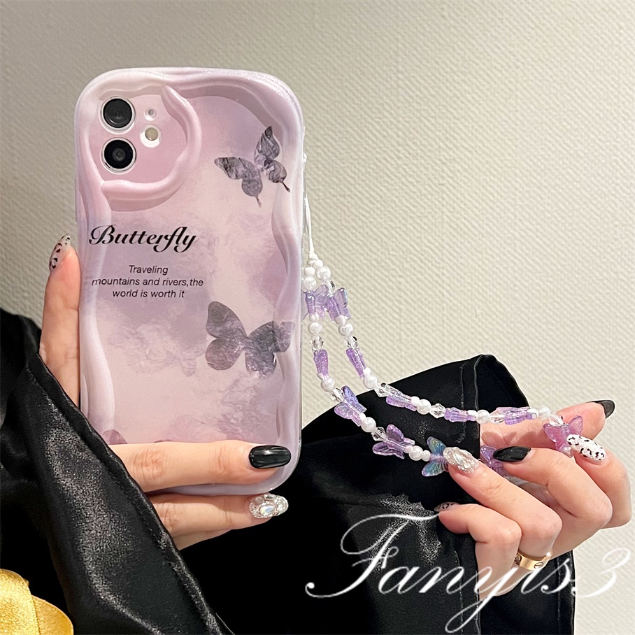Ốp Điện Thoại Silicone tpu Mềm Họa Tiết Bướm 3d Cho iphone 15 14 13 12 11 pro max x xr xs max 8 7 6s plus se 2020