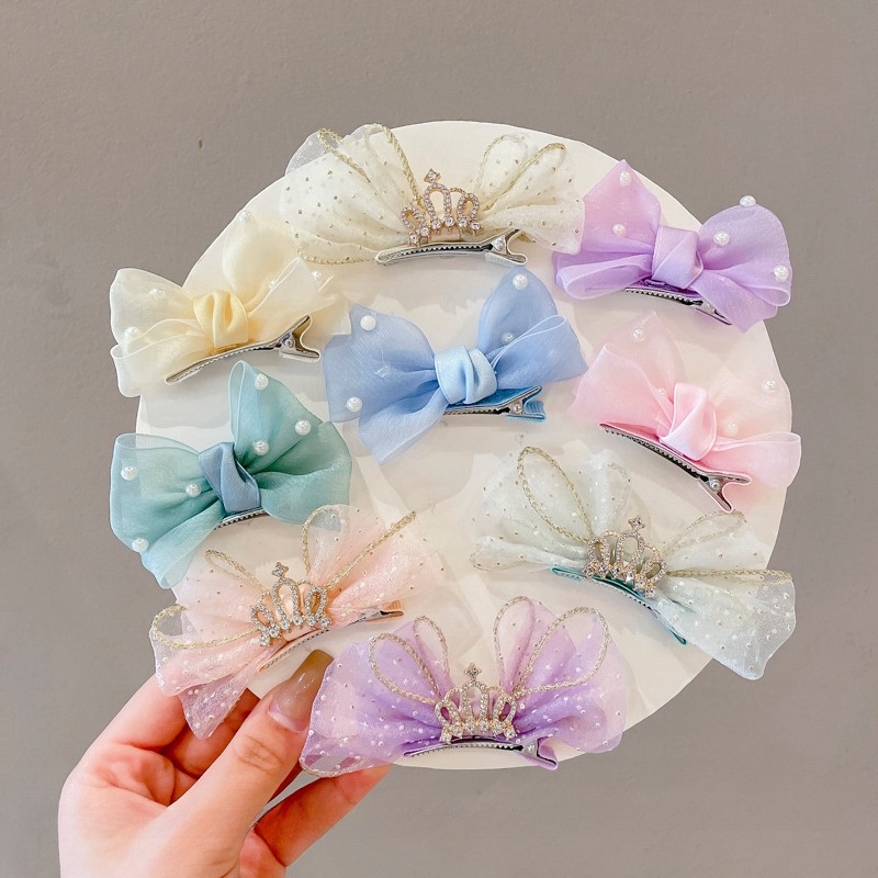 2 Vương Miện Công Chúa Thời Trang Cho Bé Gái