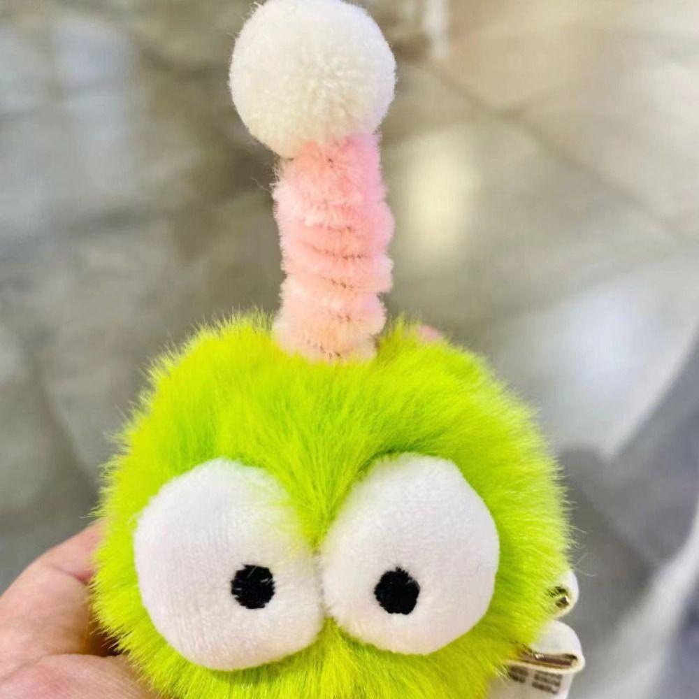 Kẹp Tóc Hình Búp Bê Hoạt Hình Mắt To Đính Banh Lông Dễ Thương Vui Nhộn Phong Cách Hàn Quốc martin1