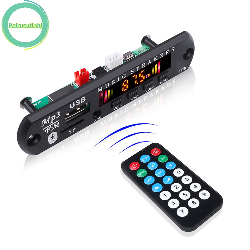 Bảng Mạch Khuếch Đại Tín Hiệu radio fm parucutin 5.0 mp3 usb 3.5 mm aux Cho Xe Hơi vn
