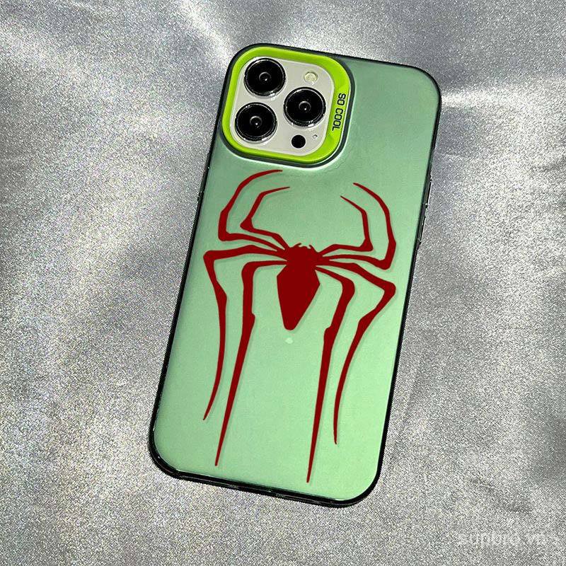 Ôp Điện Thoại Hình spiderman Cho iphone 15promax 14promax 15pro 14pro 15 14 13 12 11 pro max 13promax xr xs max 7plus 8plus 12pro 15plus Ốp