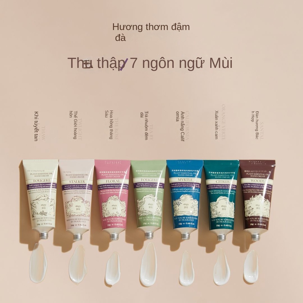 Roopy Kem Dưỡng Ẩm Da Tay 12g * 7 Hộp Quà Lâu Trôi Hương Thơm Tươi Mát