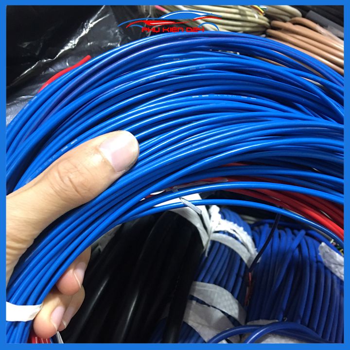 5 mét dây điện nhật lõi đồng 0.3mm, 0.5mm, 0.85mm, 1.25mm, 2mm chuyên dụng cho ô tô