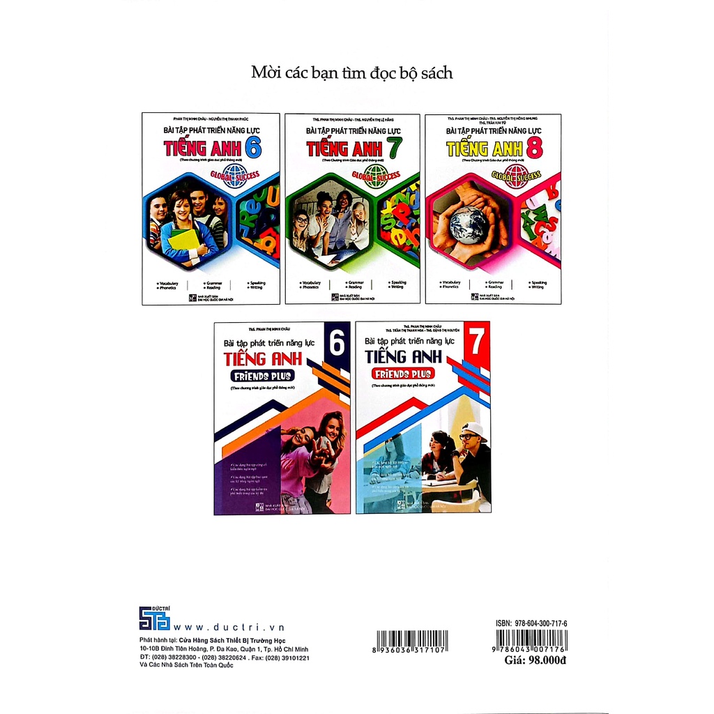 Sách Bài Tập Phát Triển Năng Lực Tiếng Anh 8  - Global Success