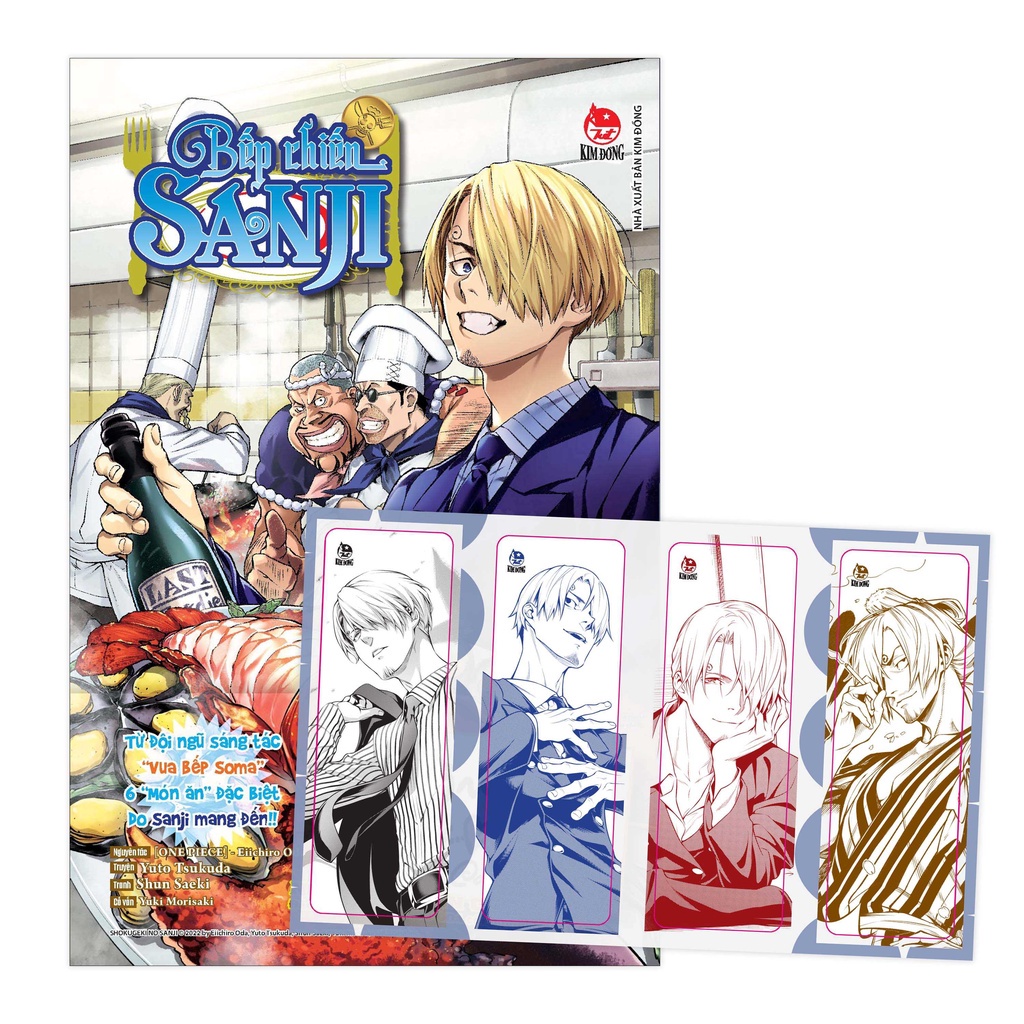 Truyện tranh One Piece - Bếp Chiến Sanji - Tặng Kèm Obi + Set Bookmark - Bản Quyền