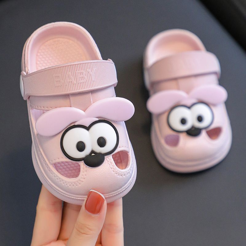 Dép Bít Mũi Đế Mềm Chống Trượt Thời Trang Mùa Hè Cho Bé Trai