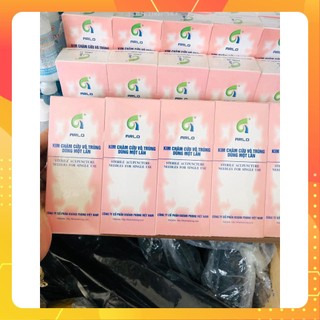 [DATE MỚI] Kim châm cứu vô trùng dùng một lần KHÁNH PHONG HỒNG kim châm cứu tiệt trùng dạng vỉ ( HỘP 100 KIM)