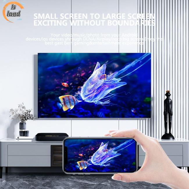 Thiết Bị Phát Đa Phương Tiện d9s 4k cortex-a53 quad core cpu mali-450 750mhz gpu tv box Thông Minh