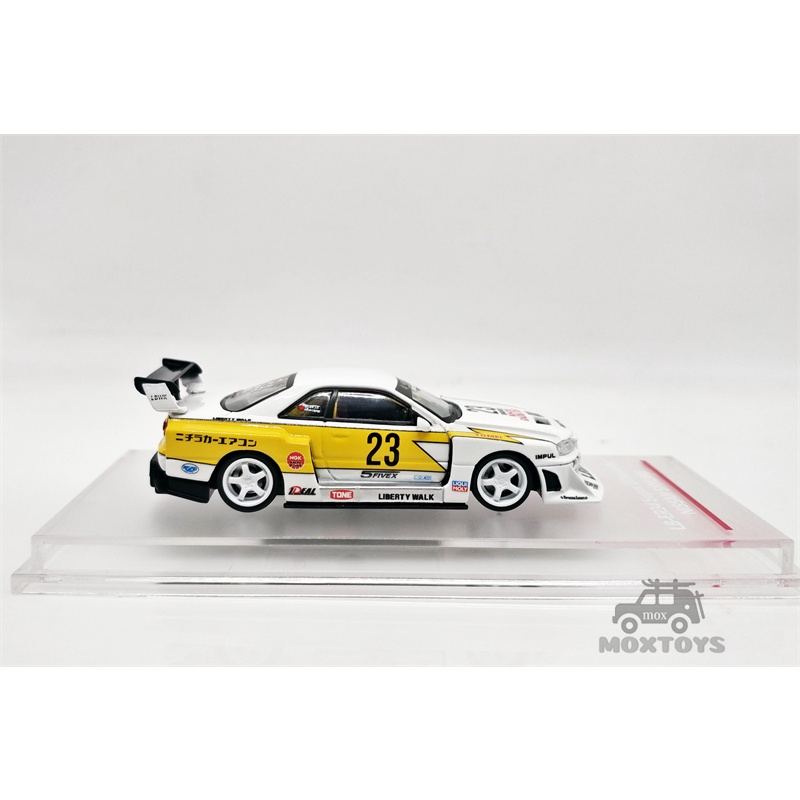 Mô Hình Xe Hơi nissan skyline Gtr34 lbwk nr23 Tỉ Lệ 1: 64