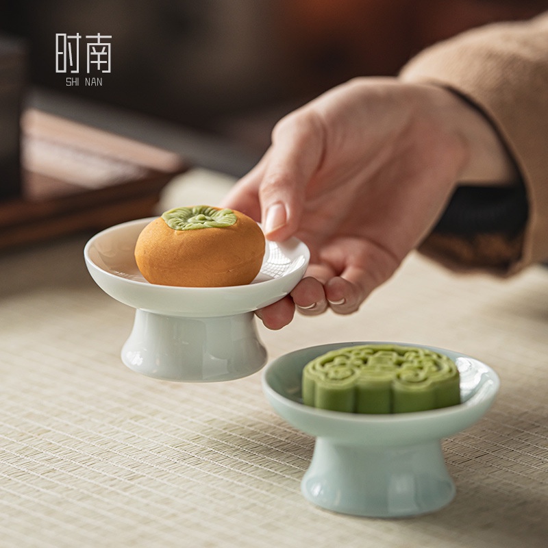 Dreamerhouse Đĩa Sứ Đựng Thức Ăn Khô / Trái Cây / Bánh Kẹo Hình Hoa Hướng Dương Nhỏ Phong Cách Trung Quốc