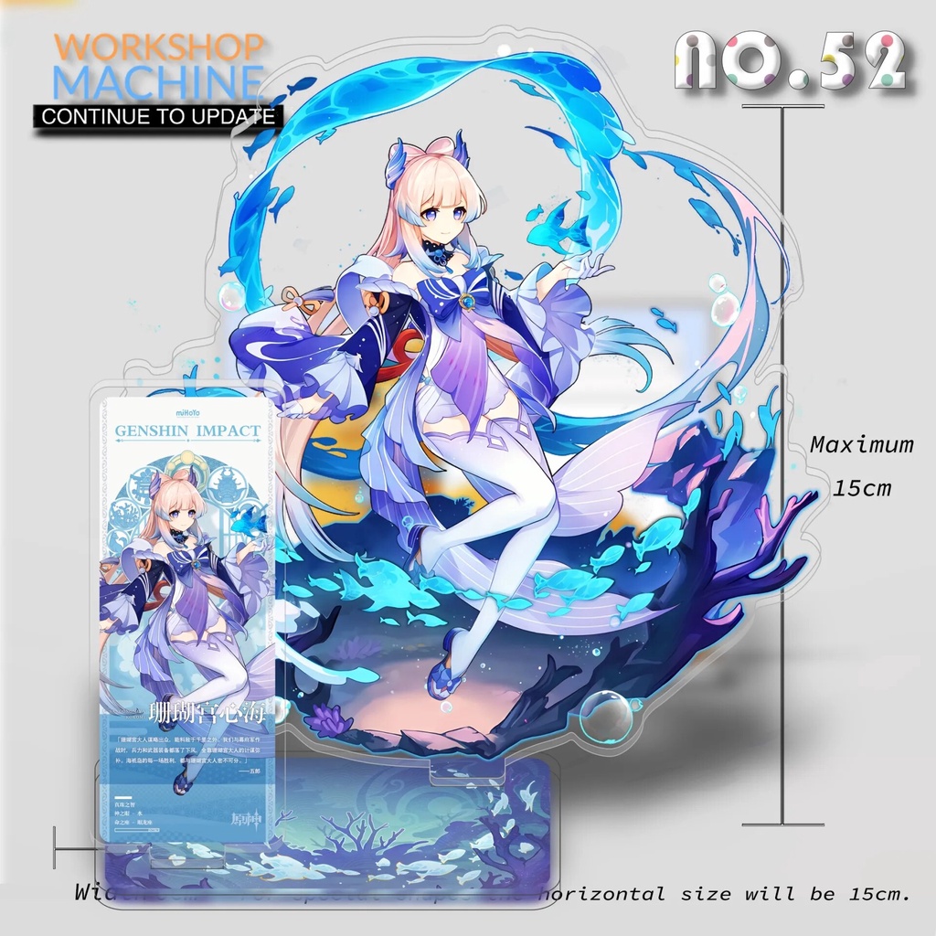 Mô hình Standee Genshin Impact Combination Stand Original Design 13 Phụ kiện trang trí để bàn góc học tập