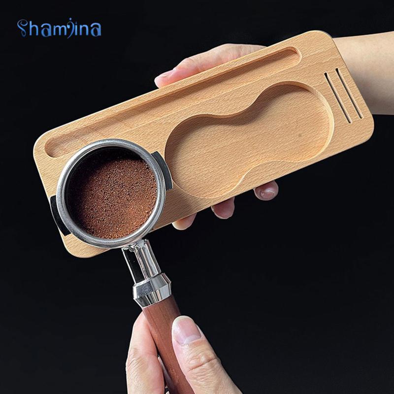 Shamjina Coffee Tamper Station Stand Hỗ trợ Giá đỡ cơ sở cho Bar Shop Worktop Cafe
