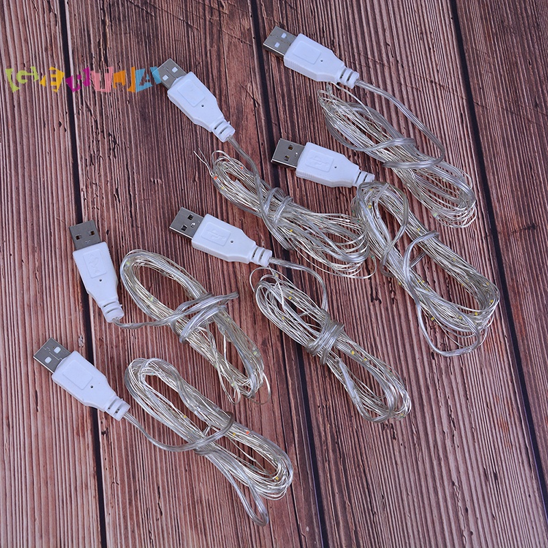 Dây Đèn led Trang Trí 2m 20led 3m 30led usb