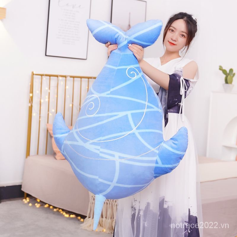 ★Genshin Impact★Cá Voi Nhồi Bông Mềm Mại Xinh Xắn