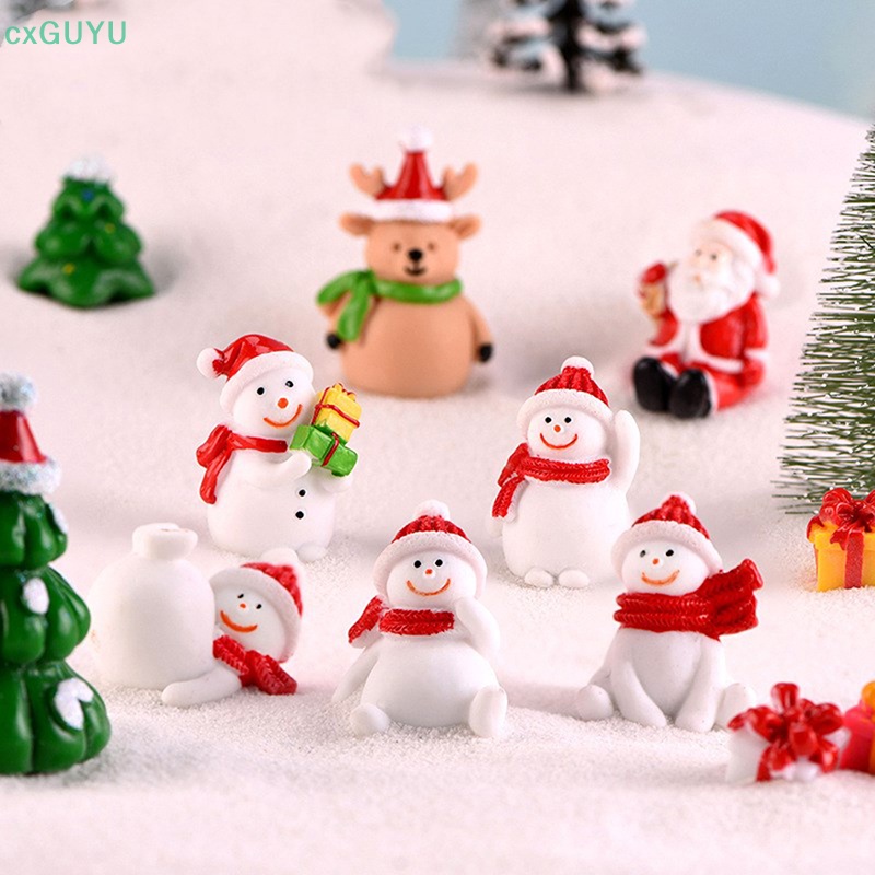 Tượng Ông Già Noel Người Tuyết Trang Trí Cây Thông Noel