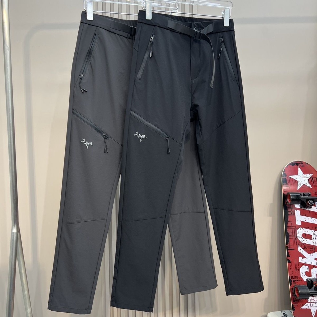 XD52 ARC'TERYX 23 autumn men's outdoor casual pants waterproof breathable soft shell pants elastic slim thick material quick-drying pants men