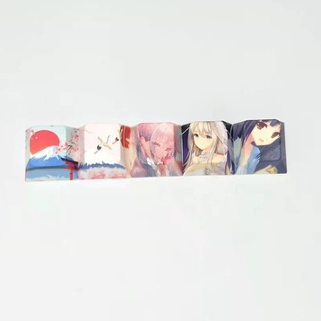 Set 5 Bàn Phím Cơ r4 Họa Tiết anime Độc Đáo