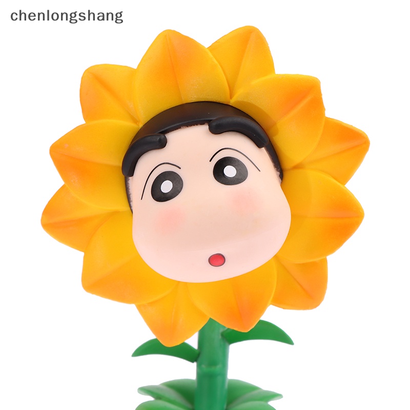 Chenlongshang Mô Hình shin-chan kasukabe Cửa Hàng Hoa Hướng Dương shinnosuke Để Bàn Trang Trí