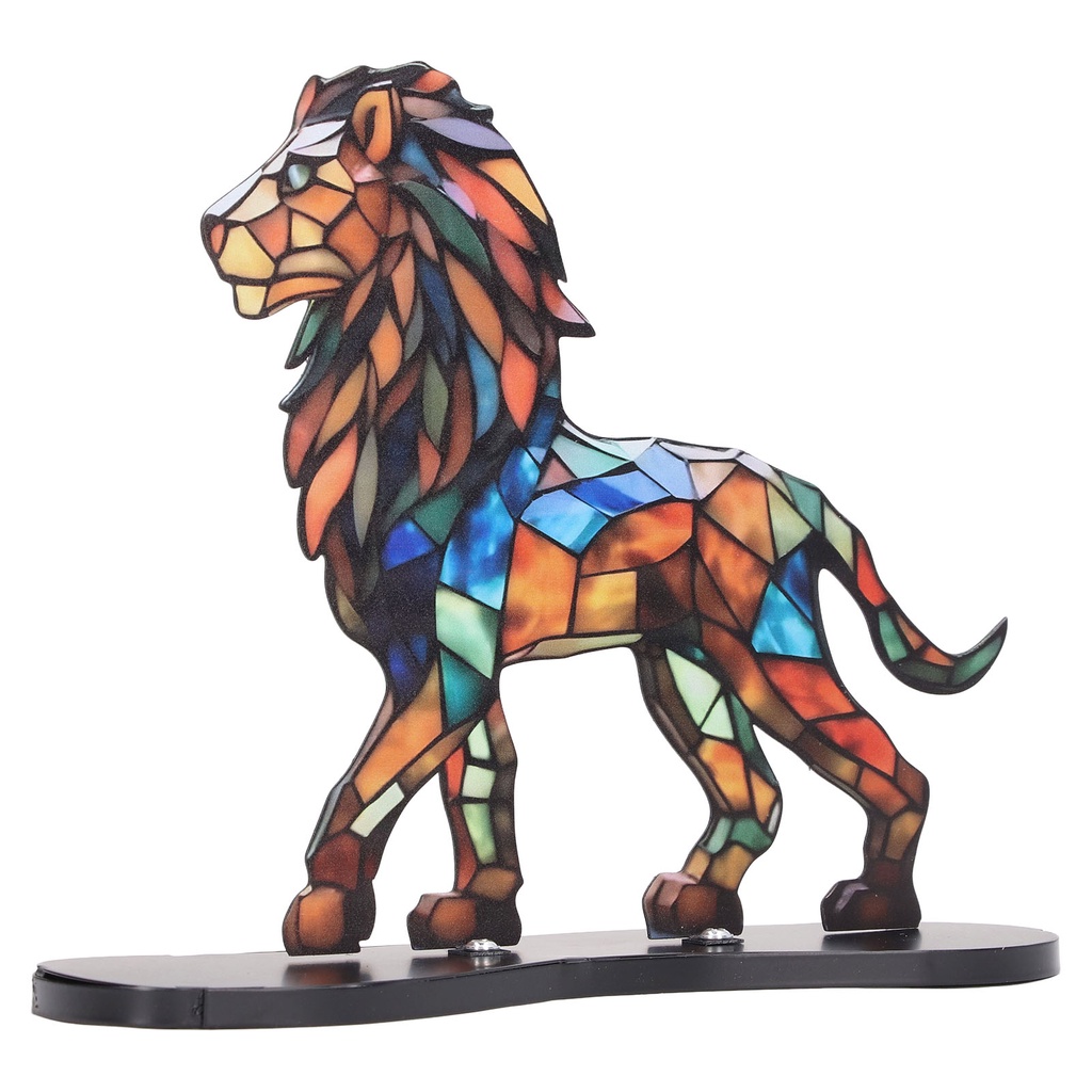 Tượng Kim Loại Hình Động Vật Tinh Tế Trang Trí Bàn Làm Việc