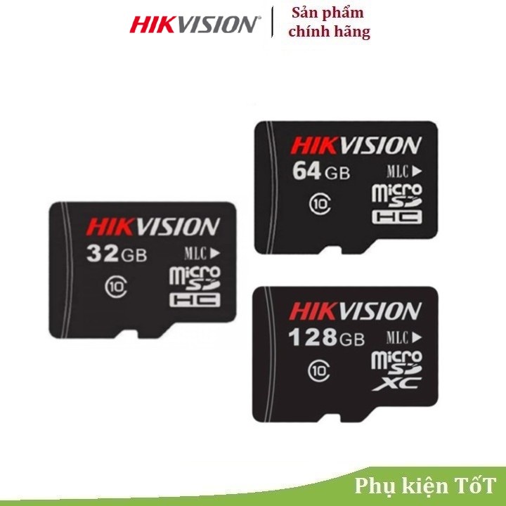 Thẻ nhớ Hikvision 32Gb 64Gb 128GB 92MB/s C1 chính hãng - Bảo Hành 5 Năm