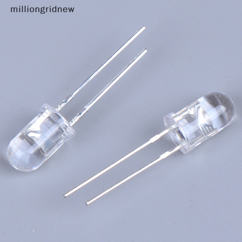 Set 100 Đi Ốt Đèn led 5mm Ánh Sáng Trắng / Xanh Lá / Vàng / Xanh Dương / Vàng / Trắng