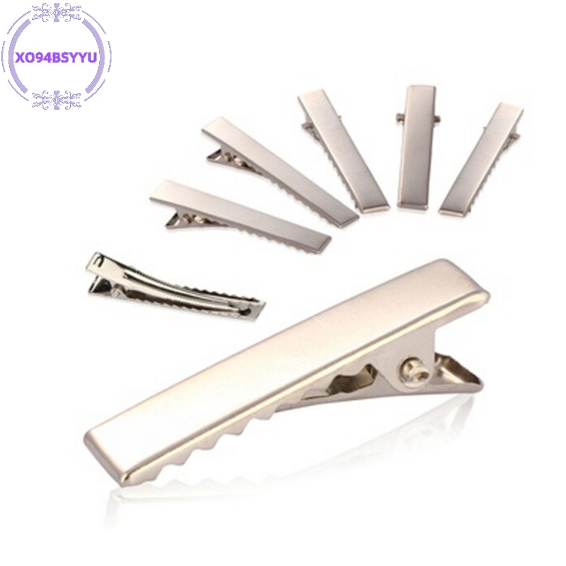 Set 50 Kẹp Tóc Kim Loại Màu Bạc Xo94Bsyu vn
