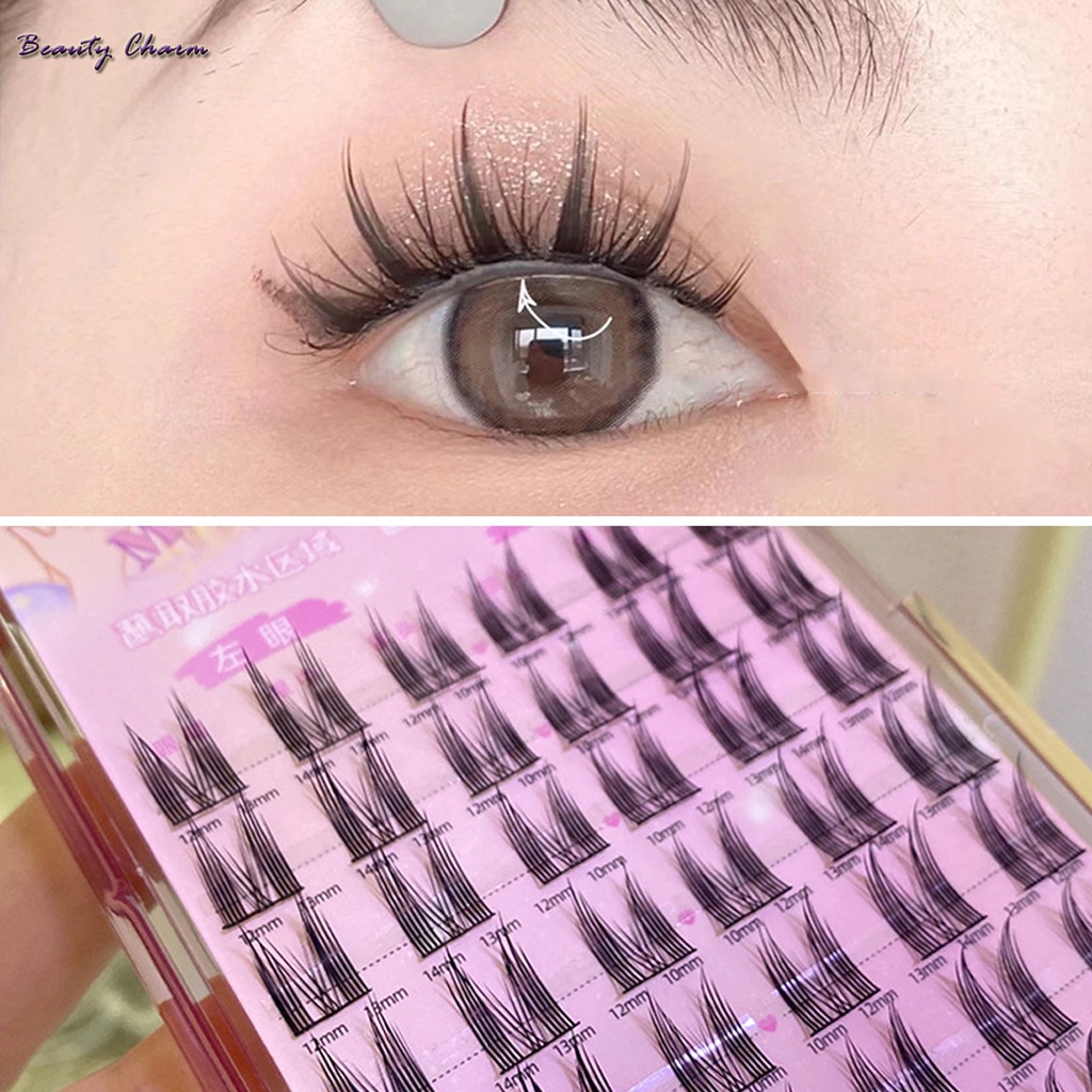 Segmented Gói Lông Mi Giả Dày Cong