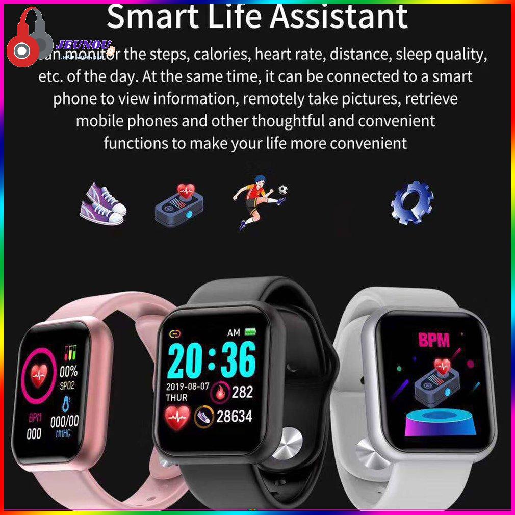Y68 Smart Watches Women Men Sport Fitness Bracelet Tracker Wireless Wristwatch