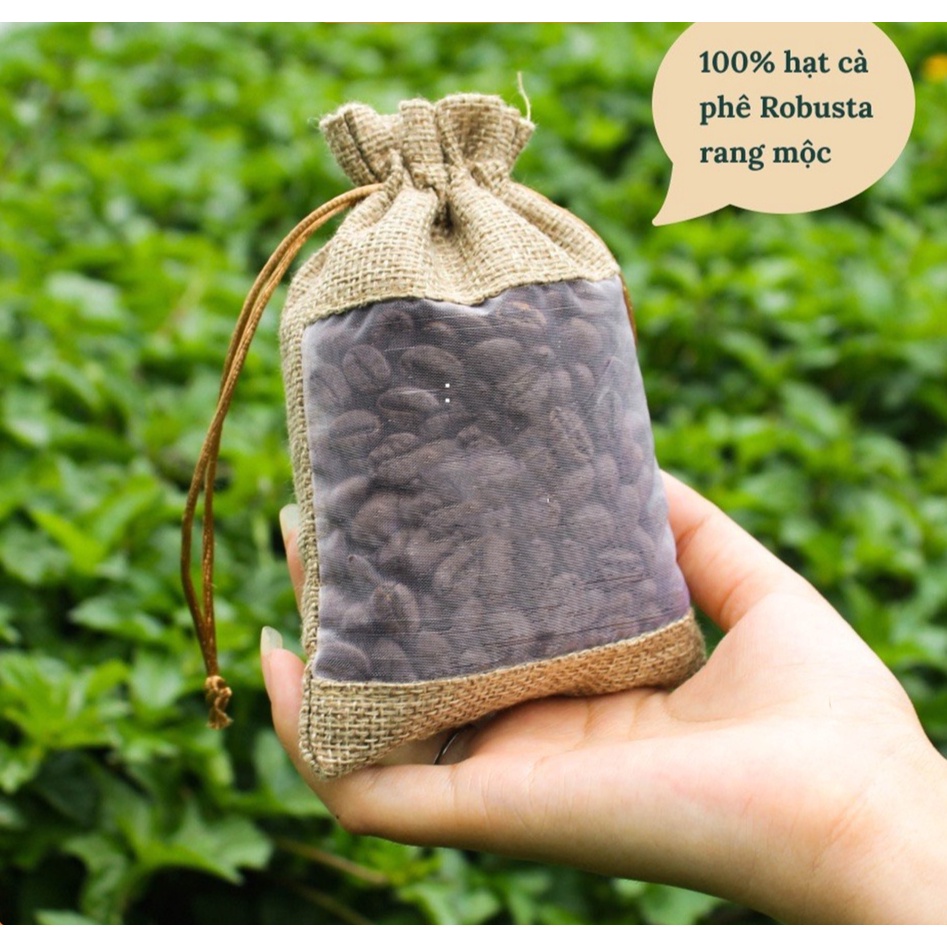 Túi cafe hút mùi treo xe, túi cà phê khử mùi ô tô, phòng, tủ quần áo, cafe treo xe | BigBuy360 - bigbuy360.vn