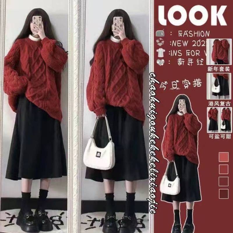 Áo len thừng cổ tròn - Calina.vn - AolenQC2864_P8K5