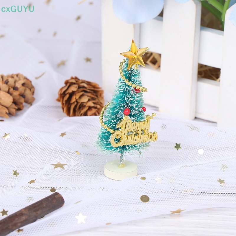 1 Cây Thông Giáng Sinh Mini 1: 12 Chữ Cái Trang Trí Nhà Búp Bê prta