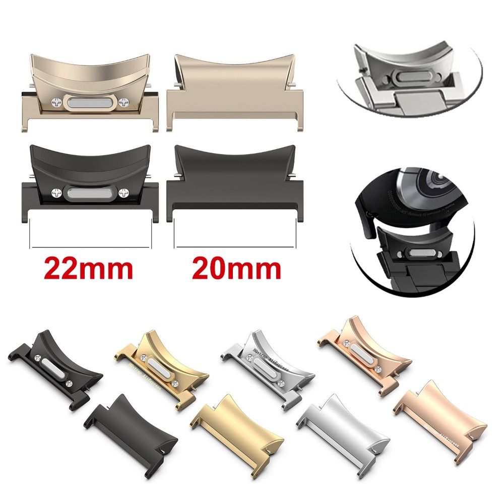 Set 20 Đầu Nối Nhanh Bằng Thép Không Gỉ Cho Đồng Hồ Thông Minh samsung galaxy watch 6 5 4 40 44mm galaxy 4 / 6 classic