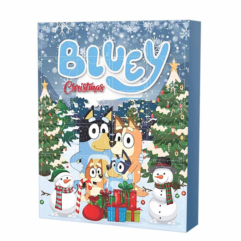 Christmas Bluey Advent Calendar Contains 24 Gifts Christmas Countdown Calendar