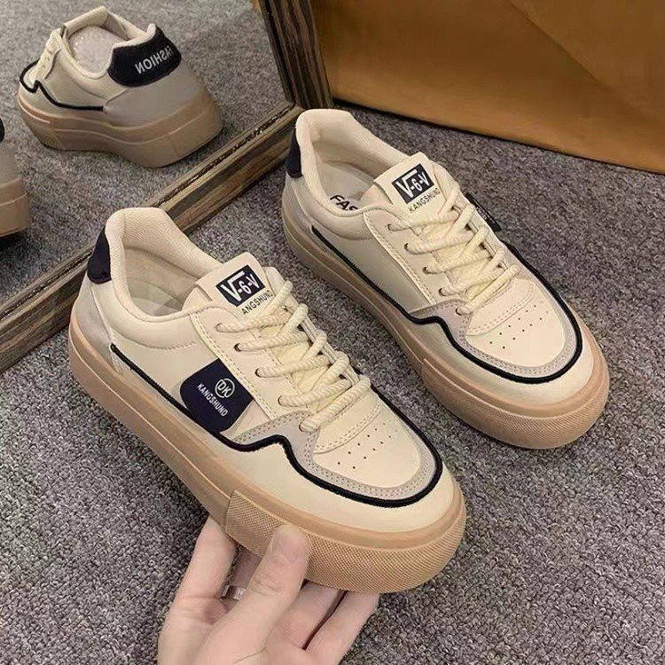 Giày Thể Thao Trắng Đế Dày Thoáng Khí Thời Trang Cho Nữ